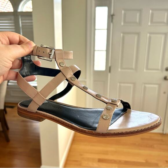 Rebecca Minkoff Blush Tan Stud Gladiator Sandal - Picture 2 of 7